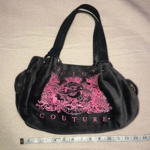 Gray Velour Juicy Couture Handbag 🖤💓